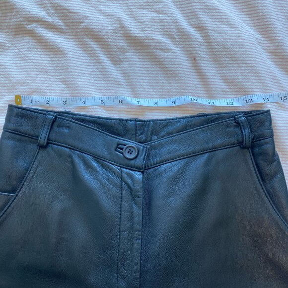 Vintage Bod & Christensen Leather Pants Size 8 - Picture 4 of 5